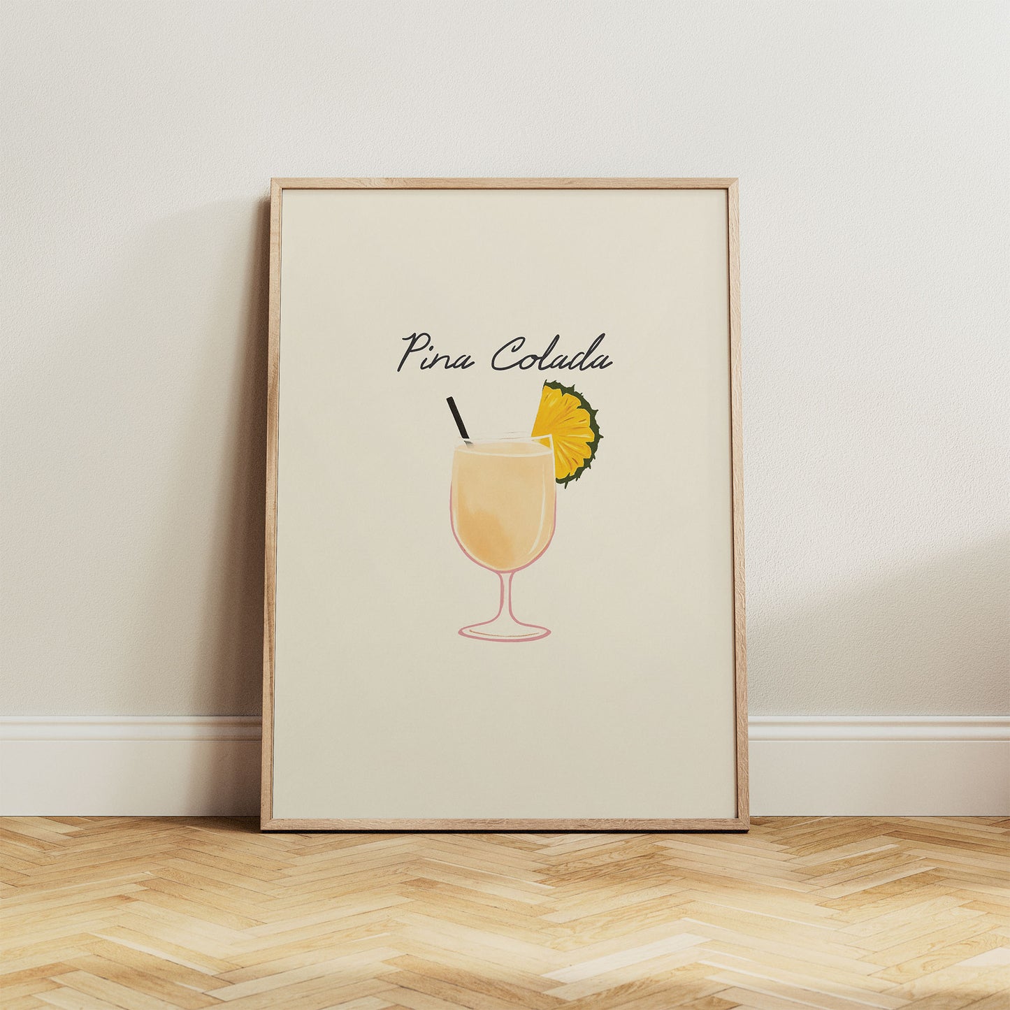 Pina Colada Cocktail Print