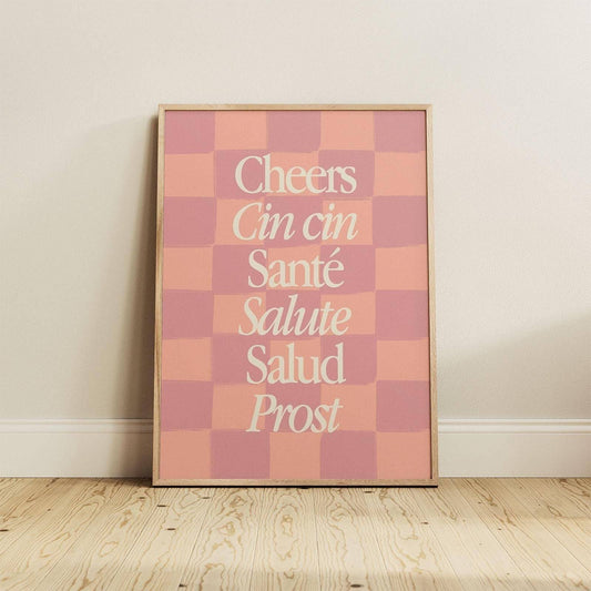 Cheers Print - Alfresco Prints