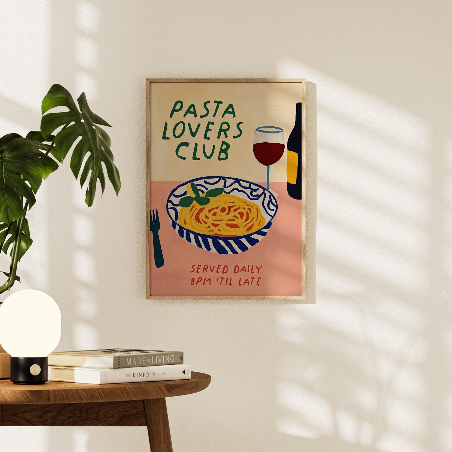 Pasta Lovers Club Art Print