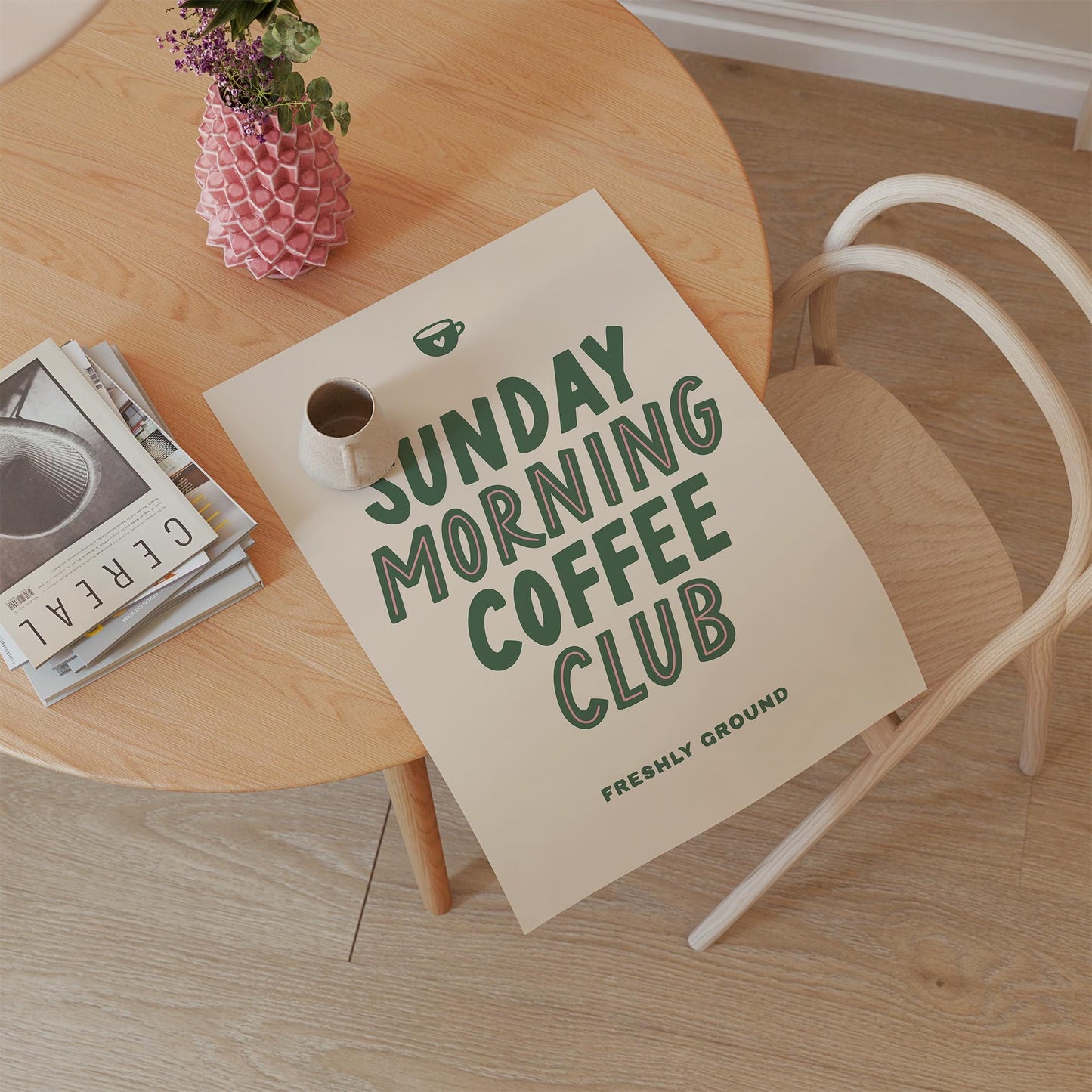 Sunday Morning Coffee Print