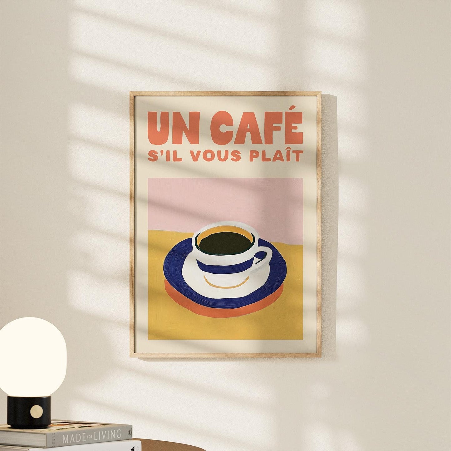 Un Café S'il Vous Plait Coffee Print