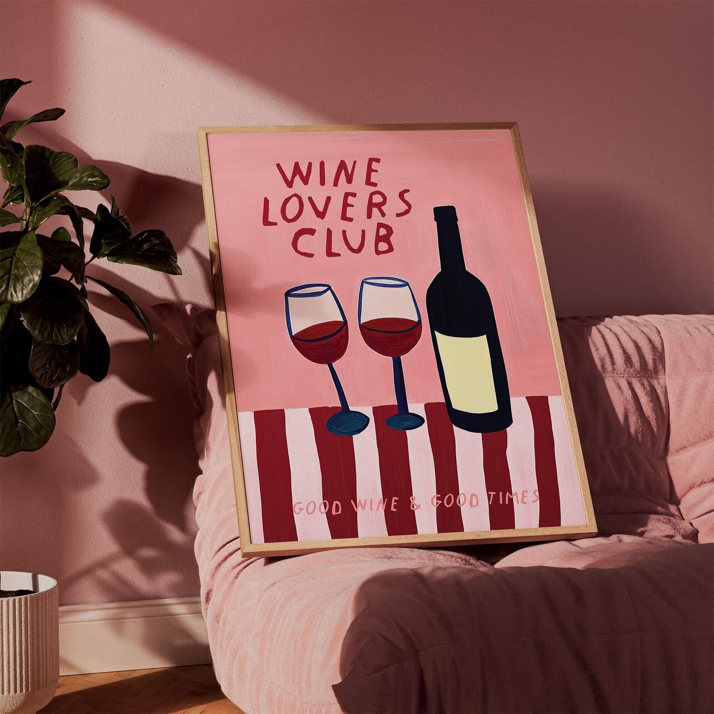 Wine Lovers Club Print