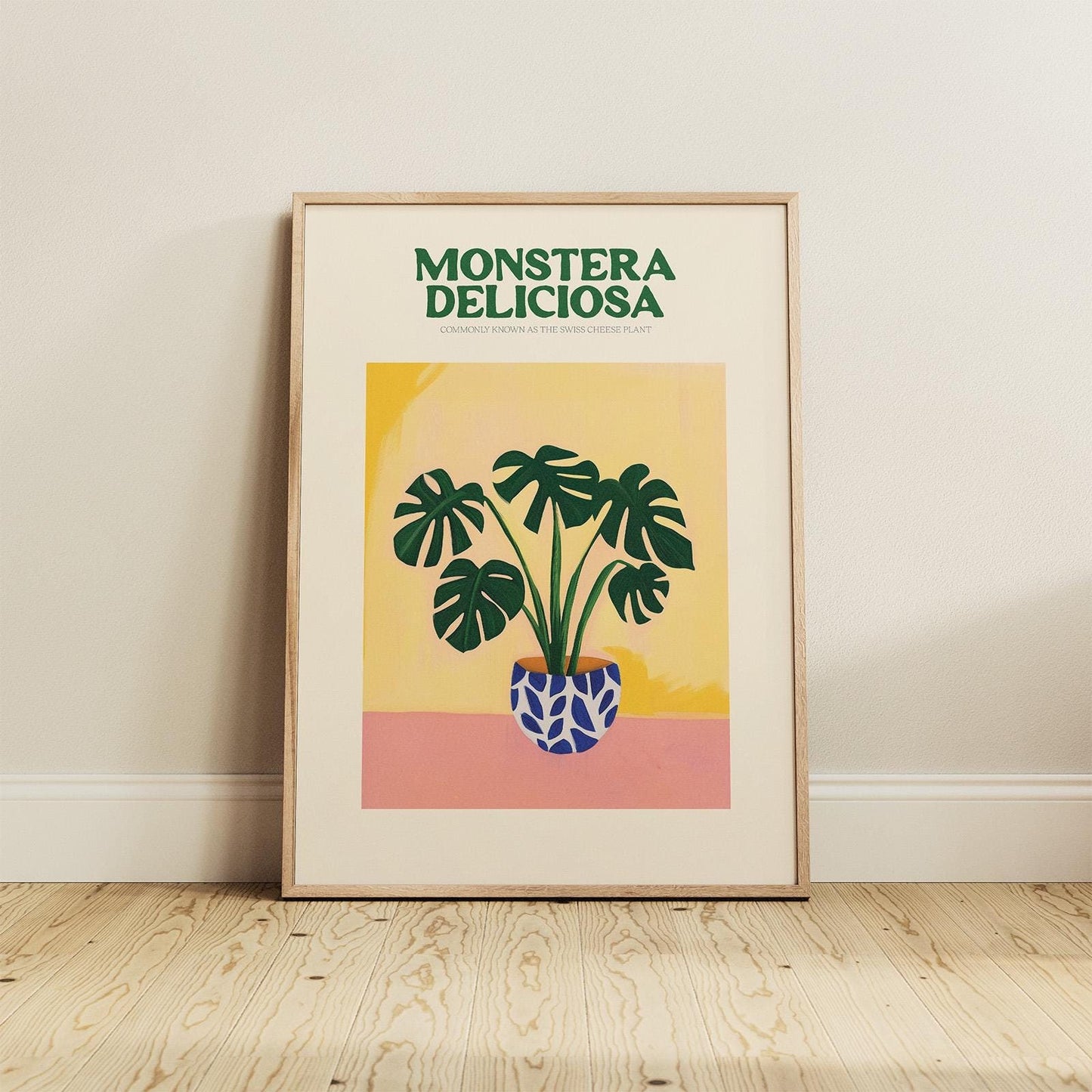Monstera Plant Print