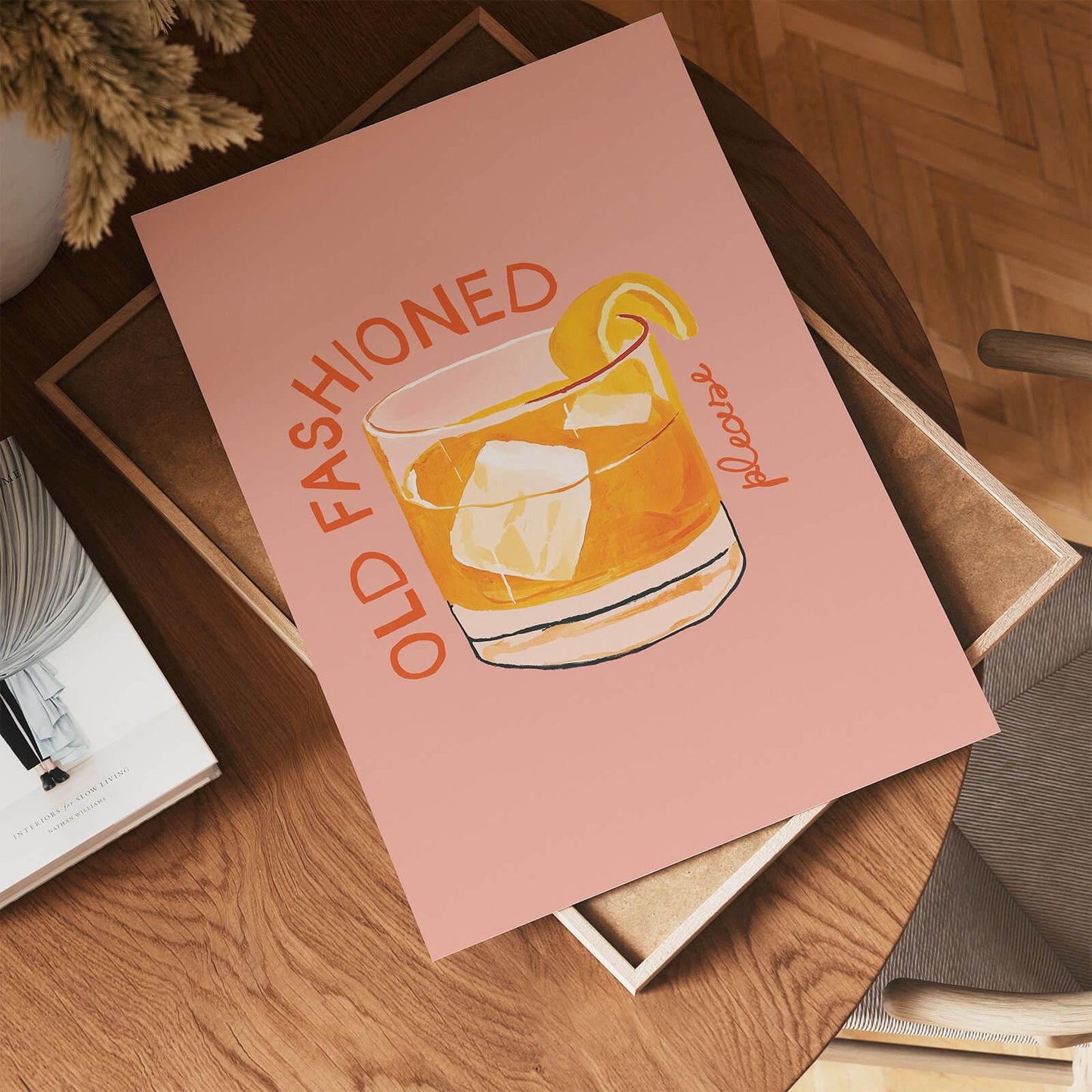 Old Fashioned Cocktail Print