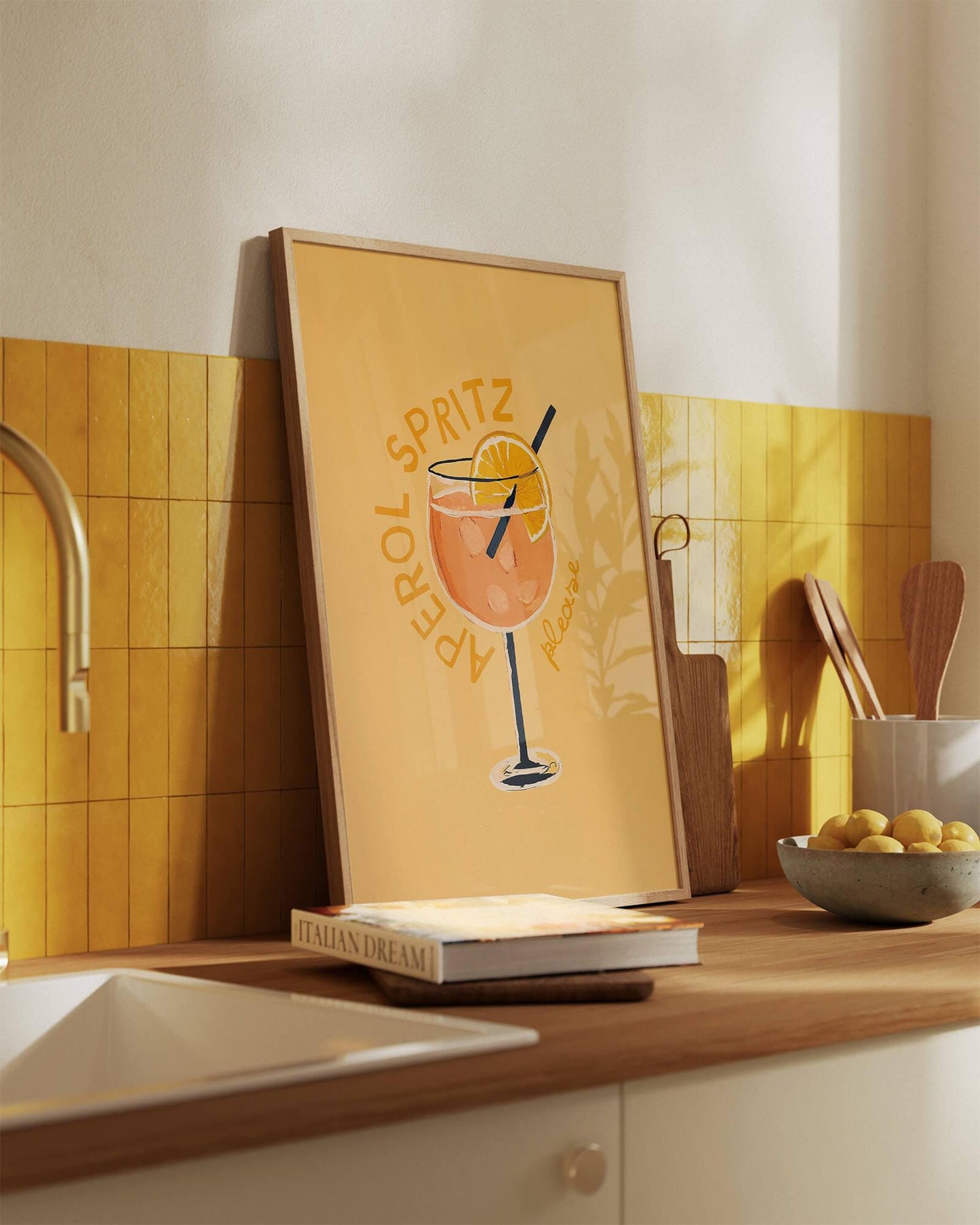 Aperol Spritz Cocktail Print