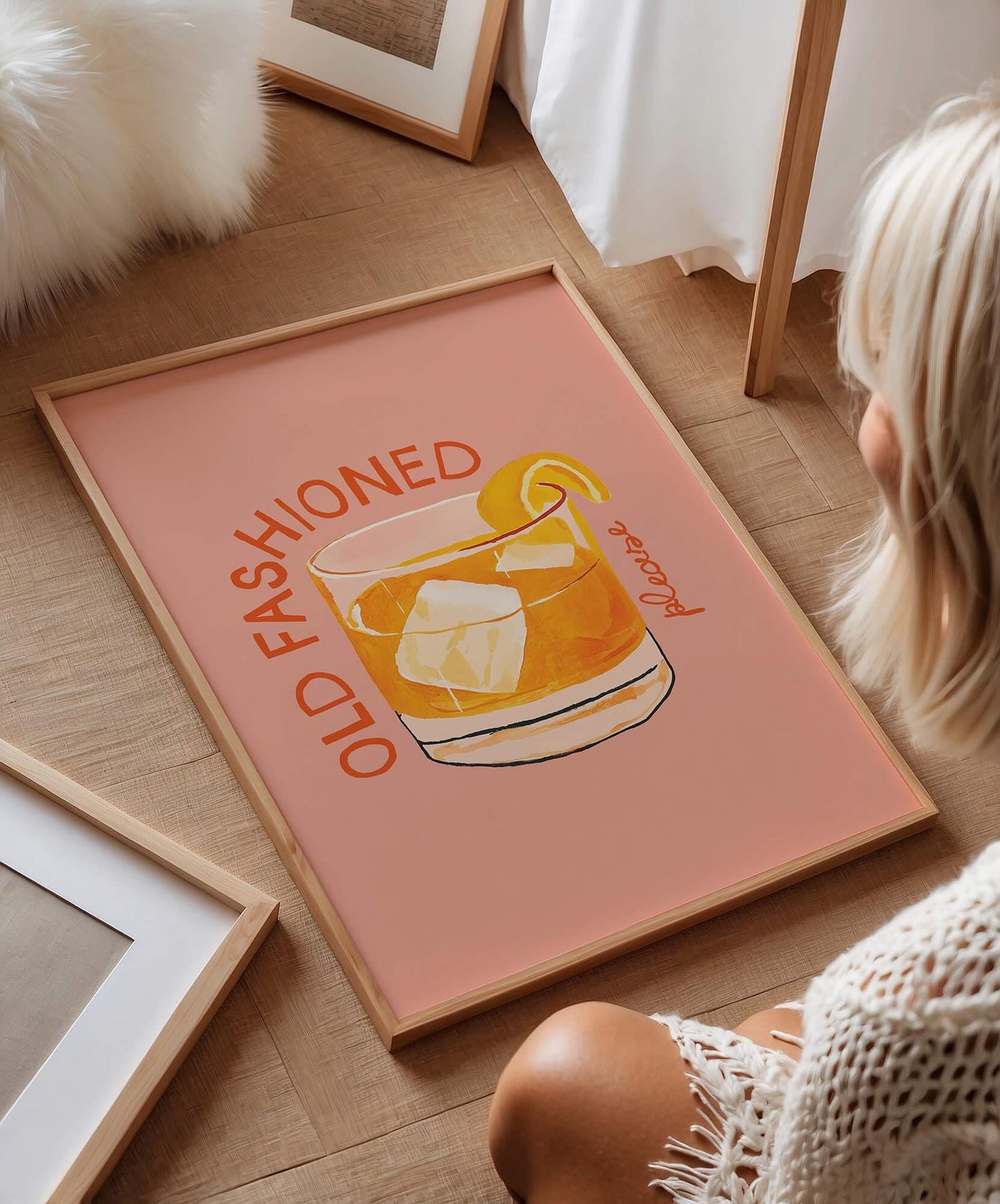 Old Fashioned Cocktail Print