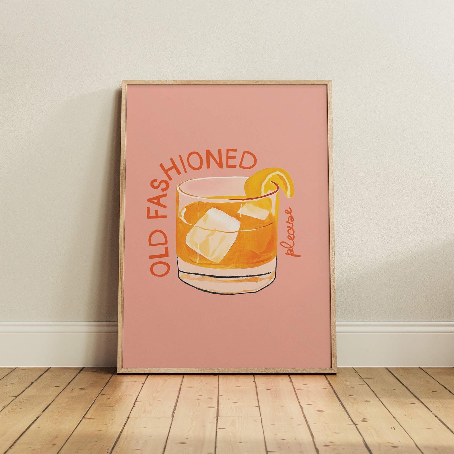 Old Fashioned Cocktail Print