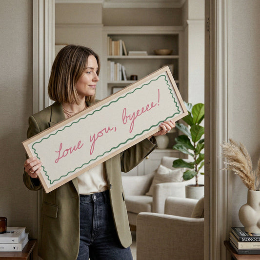 Love You, Byeeee! Hallway Print - Alfresco Prints
