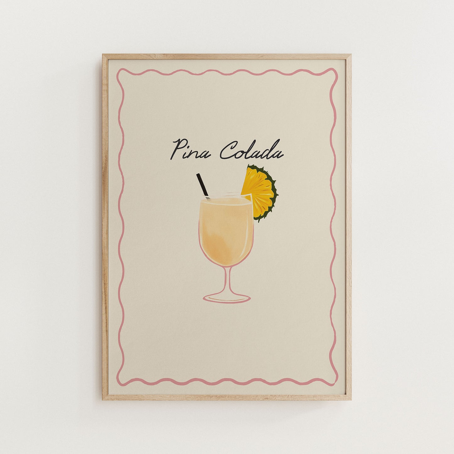 Pina Colada Cocktail Print