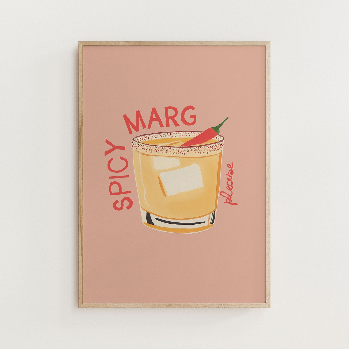 Spicy Margarita Cocktail Print