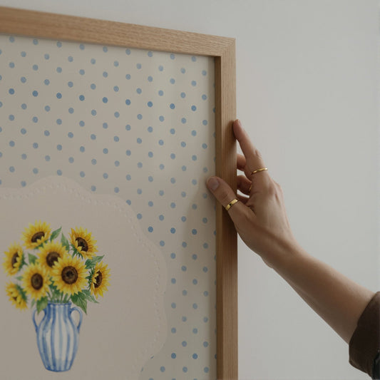 Vintage Sunflowers Art Print - Alfresco Prints