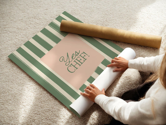 Yes Chef Kitchen Art - Alfresco Prints