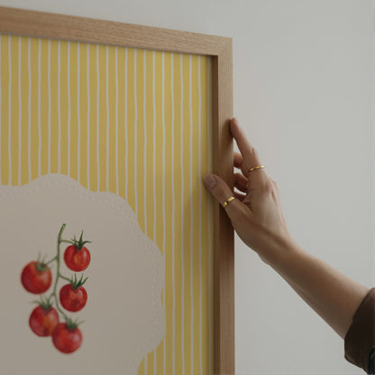 Vintage Tomatoes Kitchen Print Food Wall Art