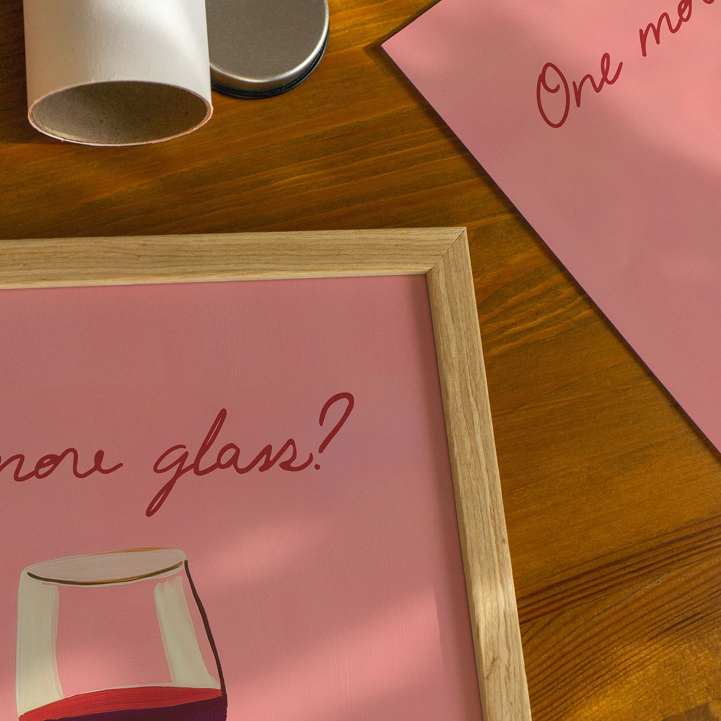 One More Glass? Wine Print