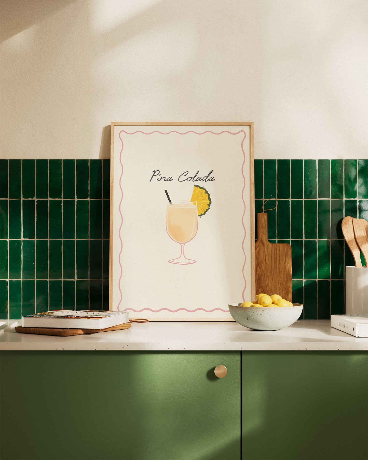 Pina Colada Cocktail Print