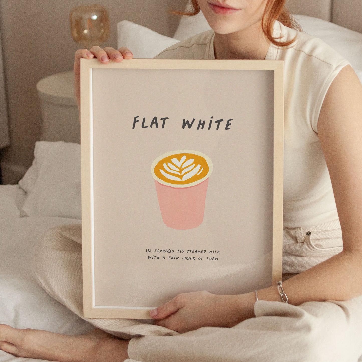 Flat White Coffee Print
