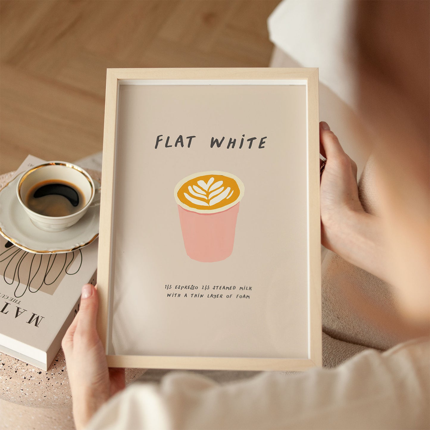 Flat White Coffee Print