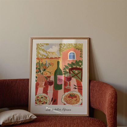 Alfresco Dining Italian Themed Wall Art - Alfresco Prints