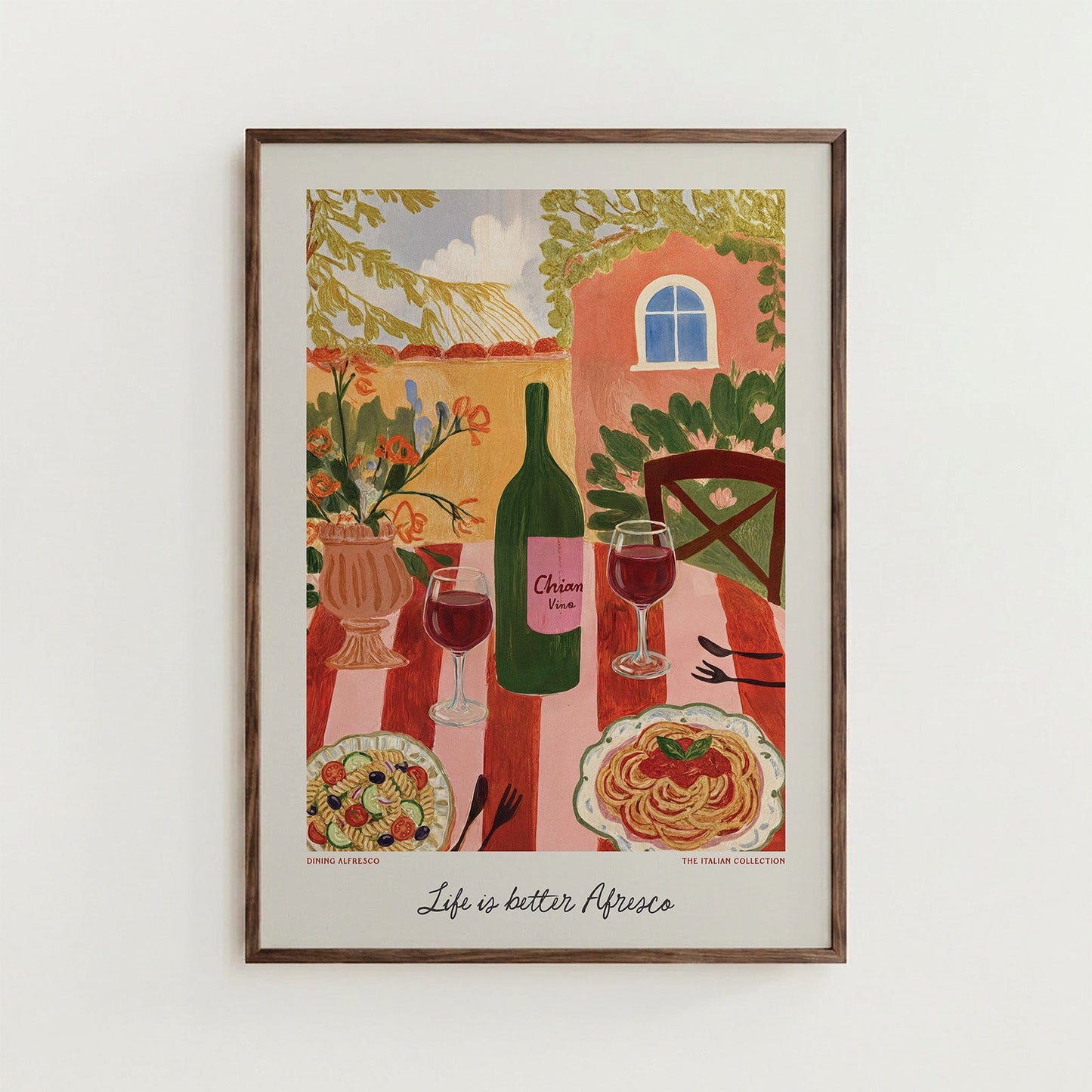 Alfresco Dining Italian Themed Wall Art - Alfresco Prints