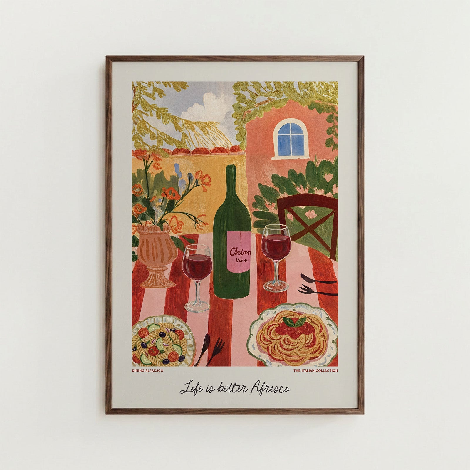 Alfresco Dining Italian Themed Wall Art - Alfresco Prints