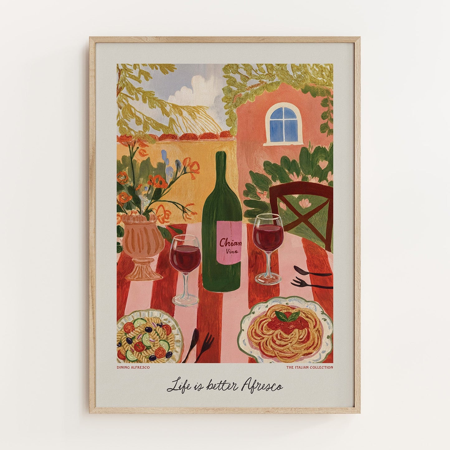 Alfresco Dining Italian Themed Wall Art - Alfresco Prints