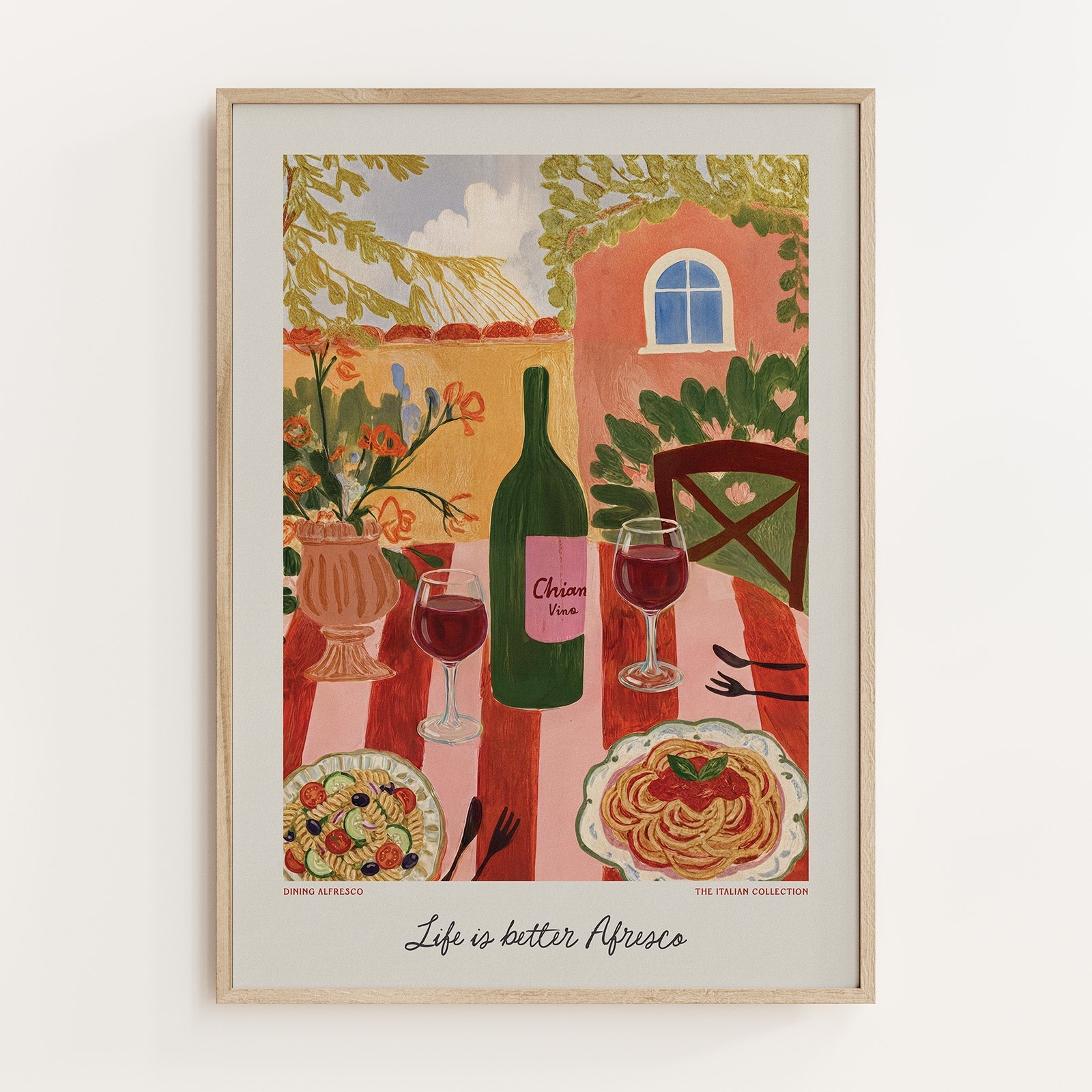 Alfresco Dining Italian Themed Wall Art - Alfresco Prints