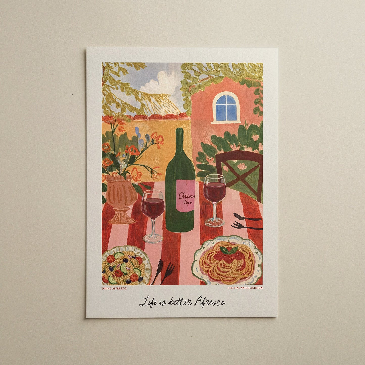 Alfresco Dining Italian Themed Wall Art - Alfresco Prints