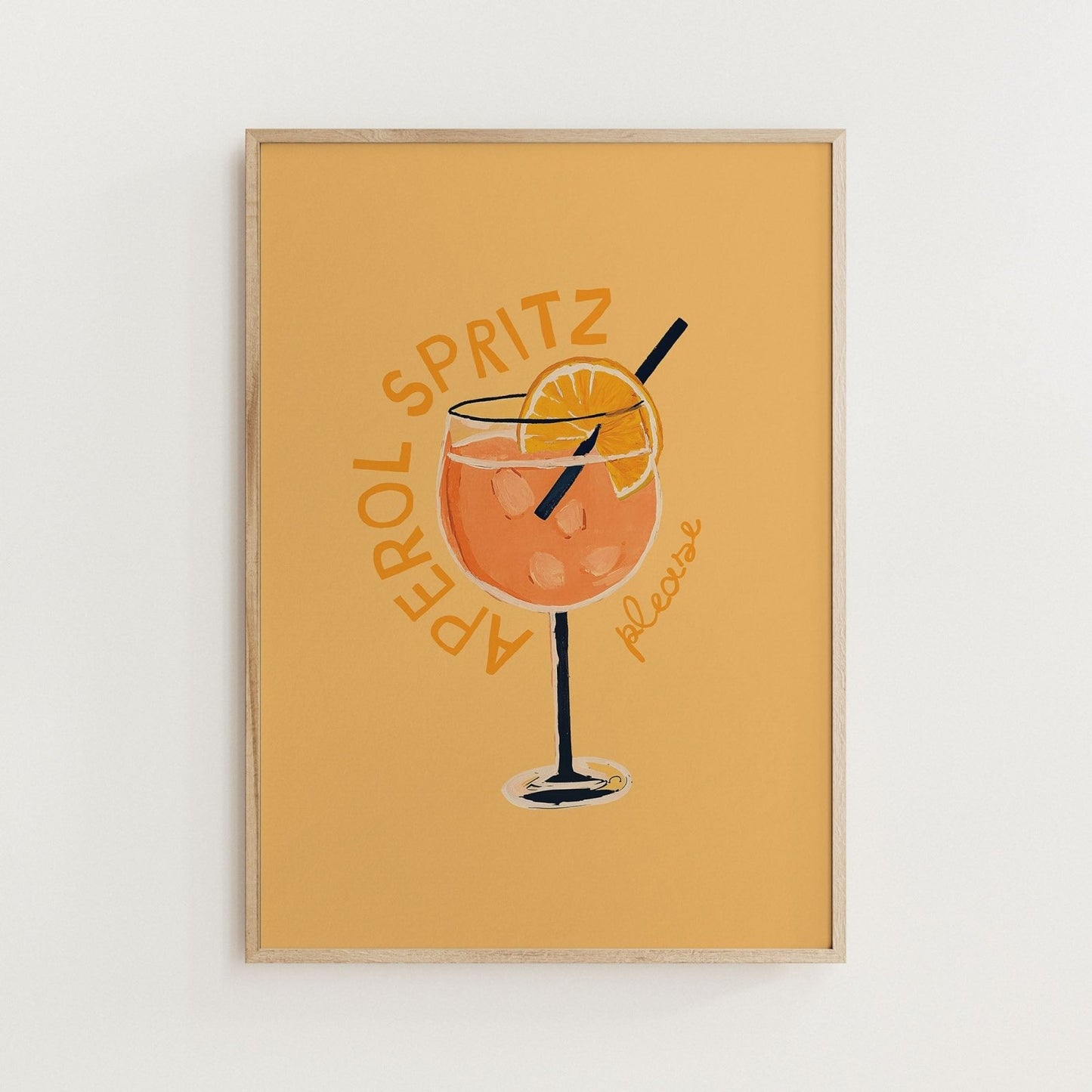 Aperol Spritz Cocktail Print - Alfresco Prints
