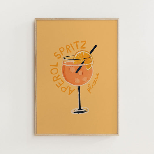 Aperol Spritz Cocktail Print - Alfresco Prints