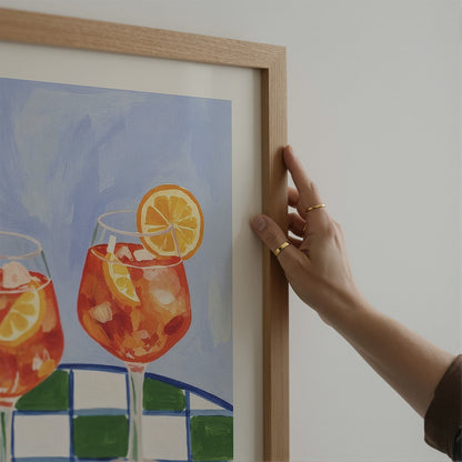 Aperol Spritz Italian Wall Art - Alfresco Prints