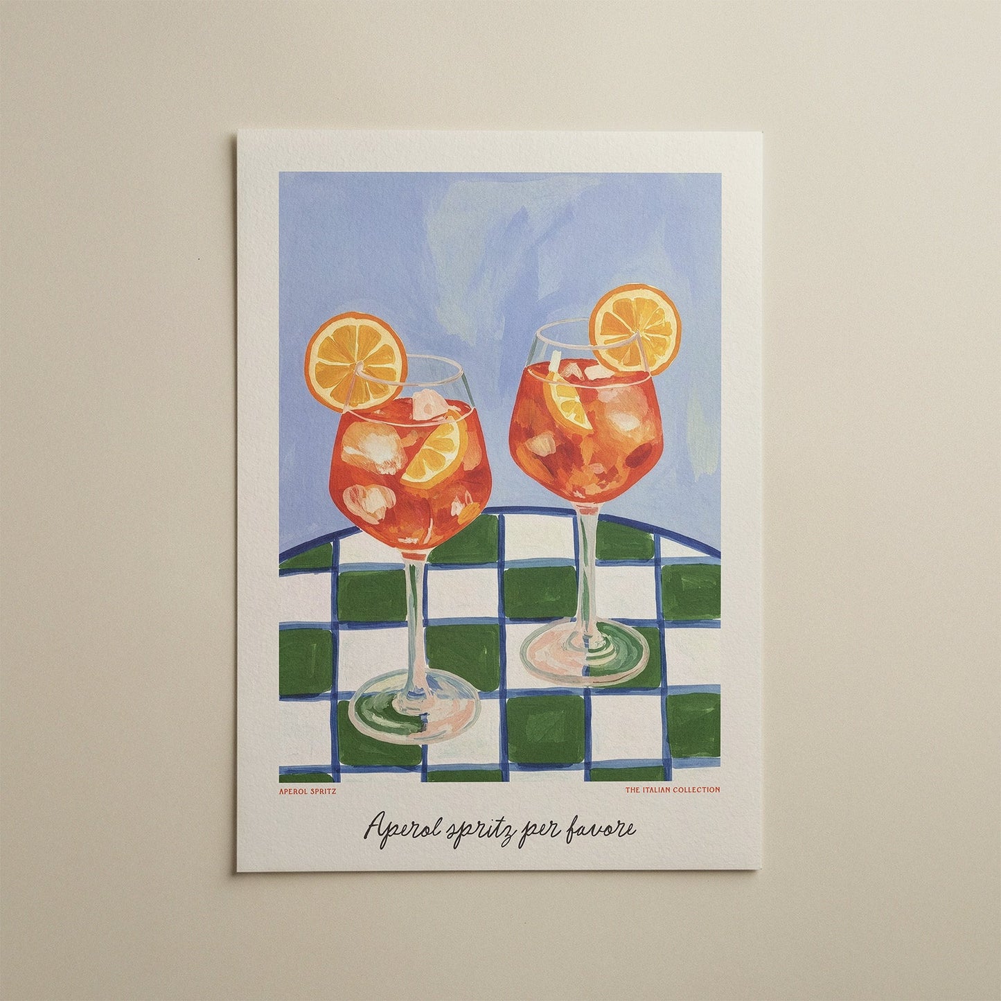 Aperol Spritz Italian Wall Art - Alfresco Prints