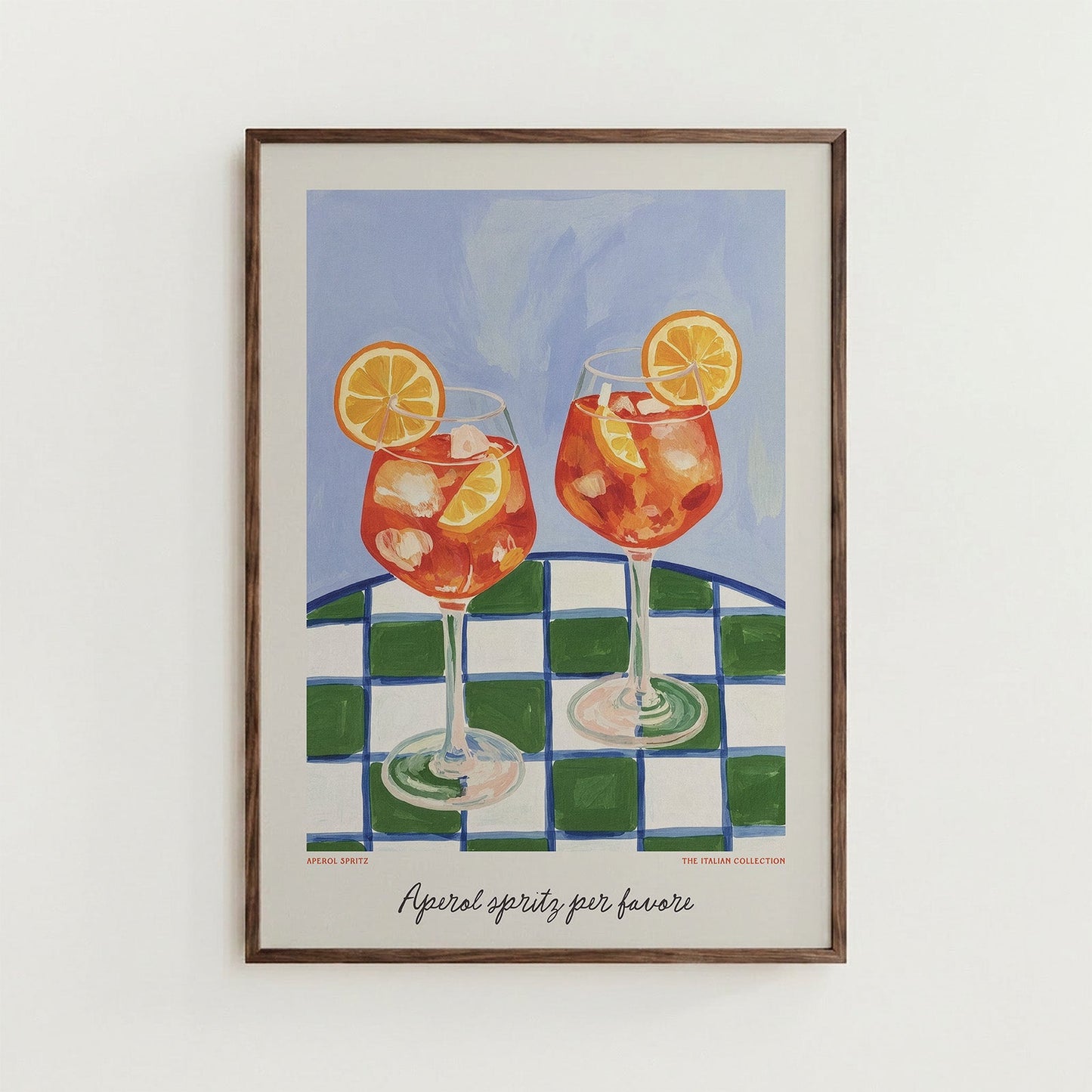 Aperol Spritz Italian Wall Art - Alfresco Prints