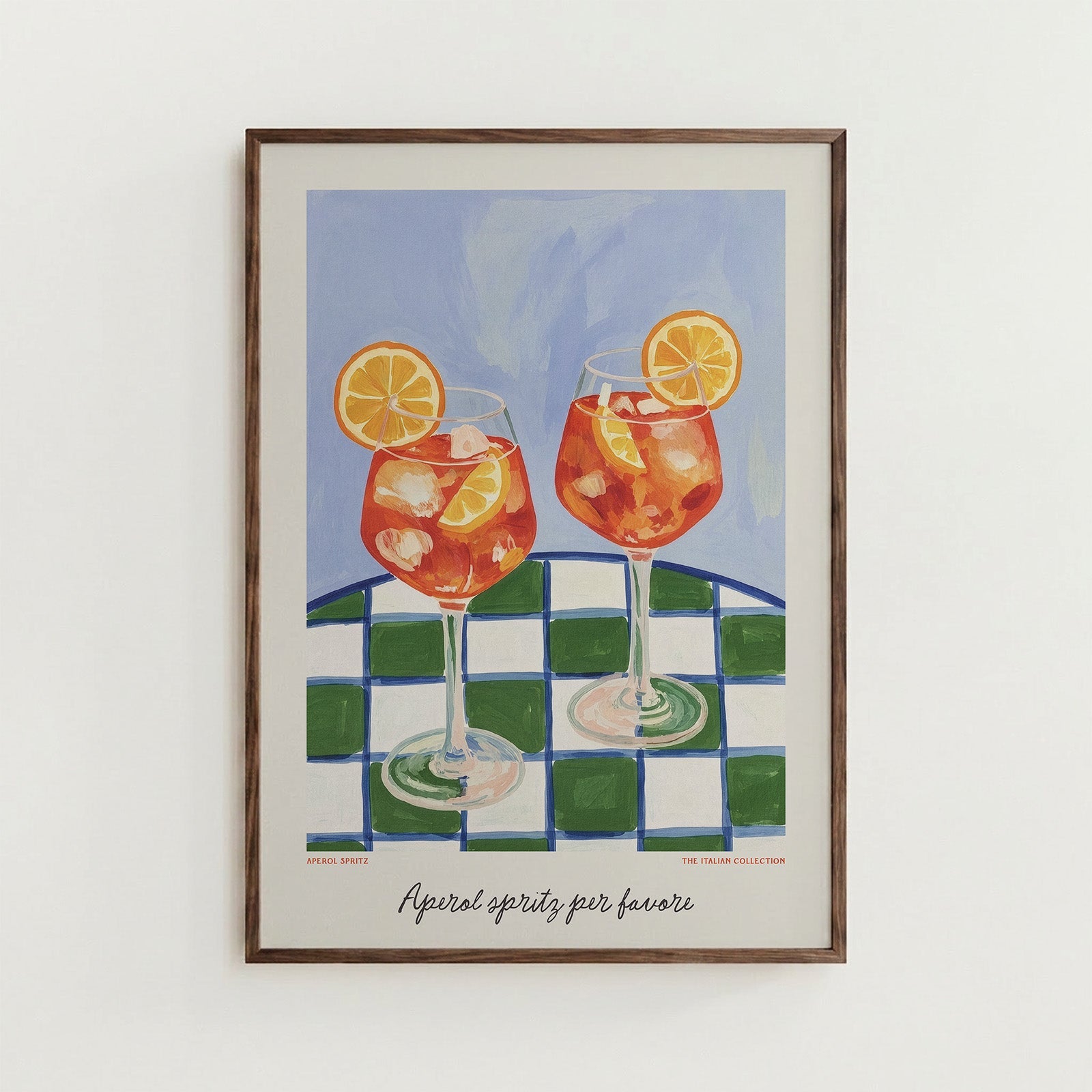 Aperol Spritz Italian Wall Art - Alfresco Prints