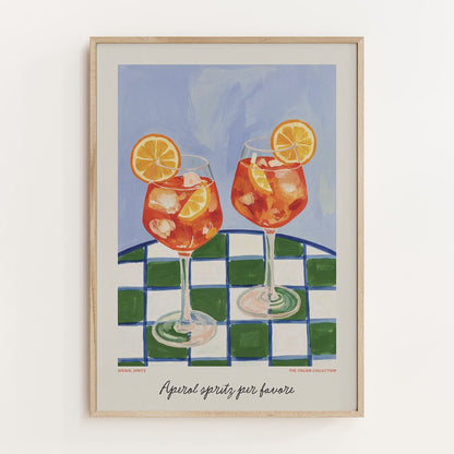 Aperol Spritz Italian Wall Art - Alfresco Prints