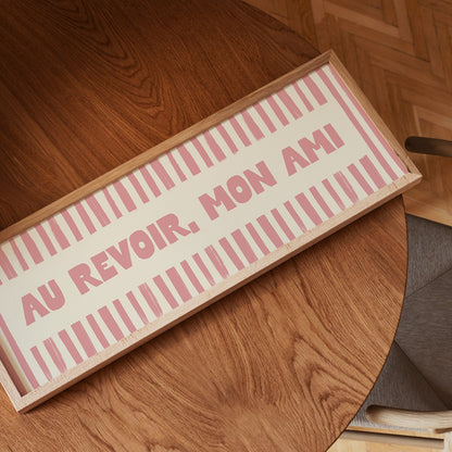 Au Revoir, Mon Ami Wide Hallway Print - Alfresco Prints