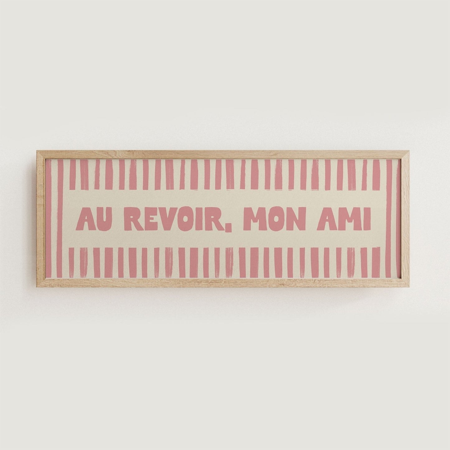 Au Revoir, Mon Ami Wide Hallway Print - Alfresco Prints