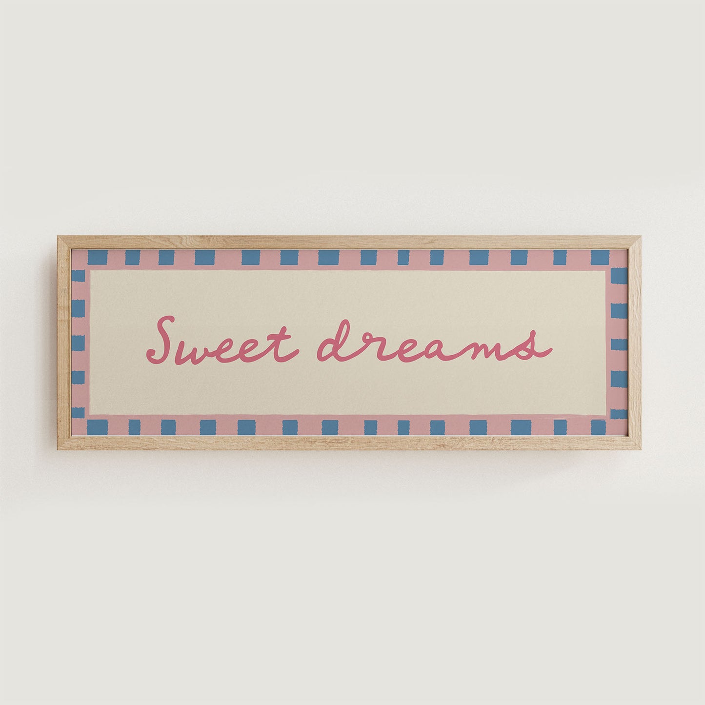 Sweet Dreams Bedroom Print Wall Art