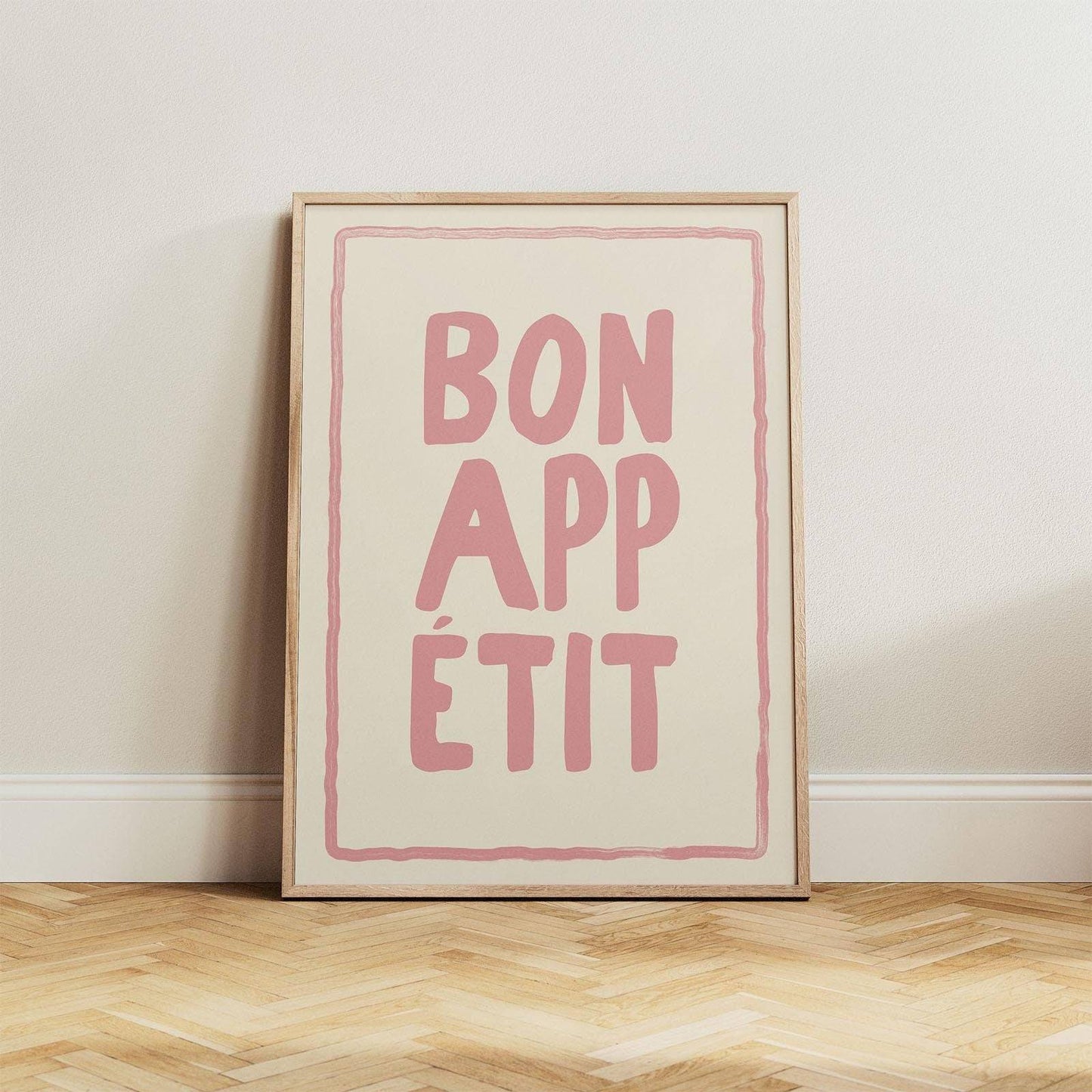 Bon Appetit Typography Print - Alfresco Prints