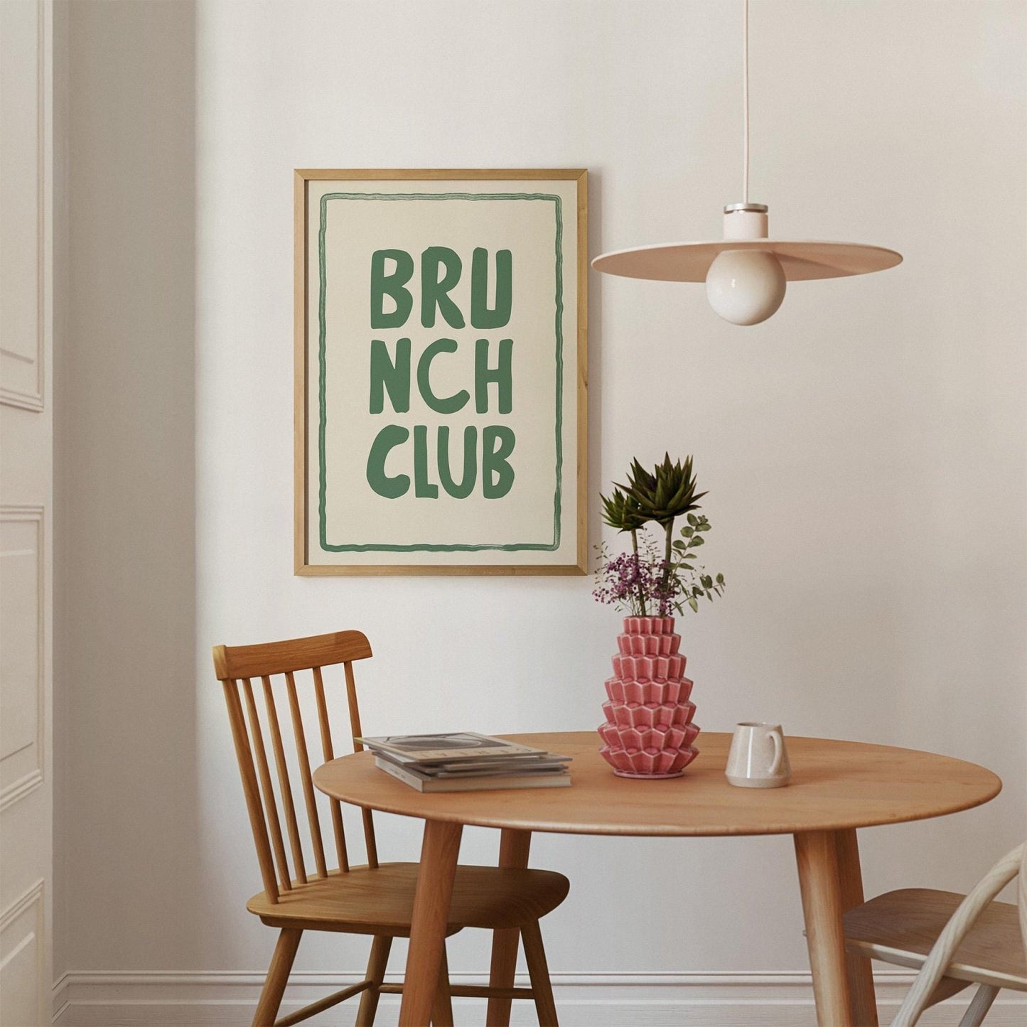 Brunch Club Typography Print - Alfresco Prints