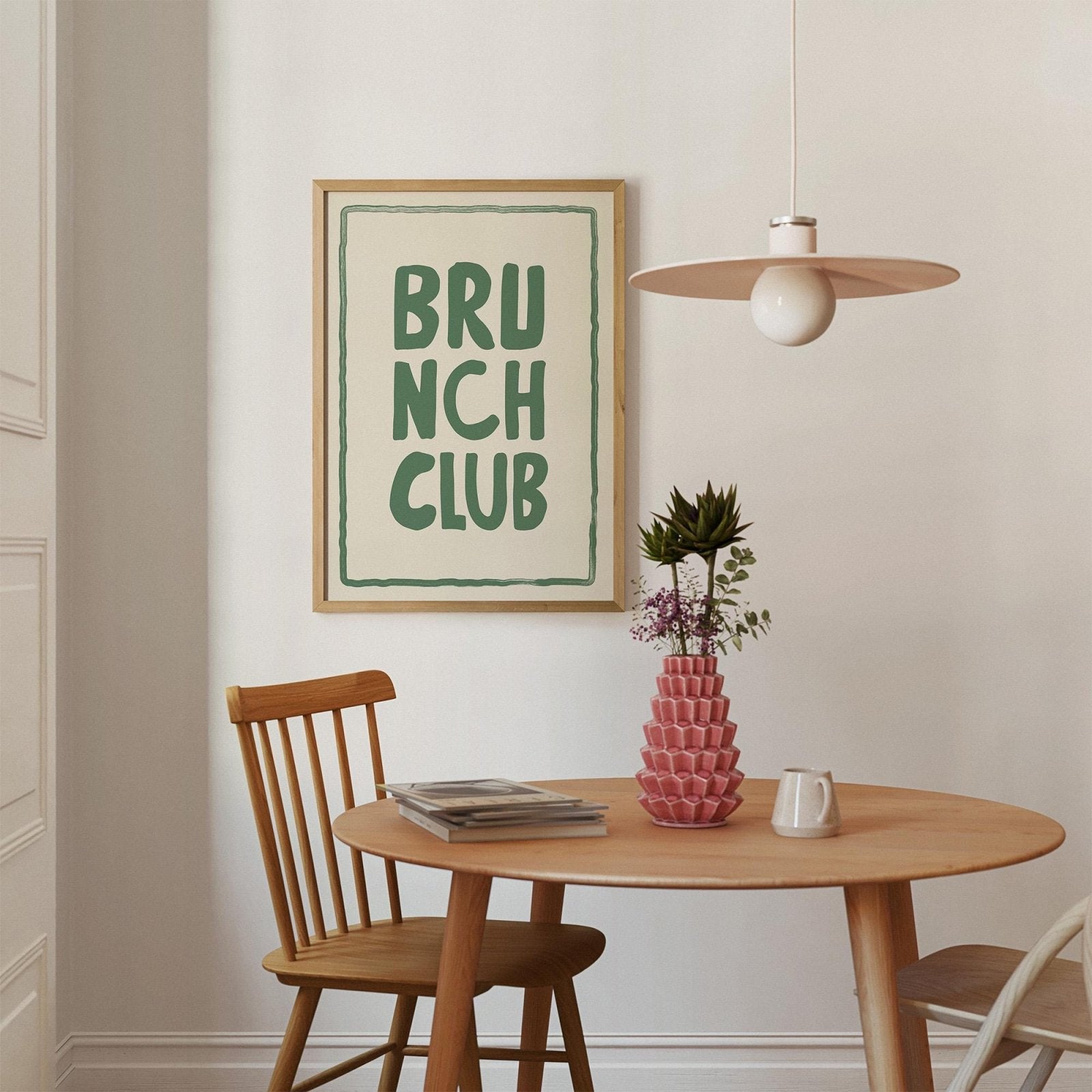 Brunch Club Typography Print - Alfresco Prints