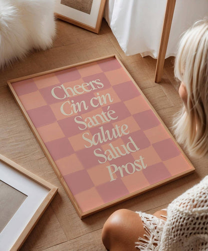 Cheers Print - Alfresco Prints