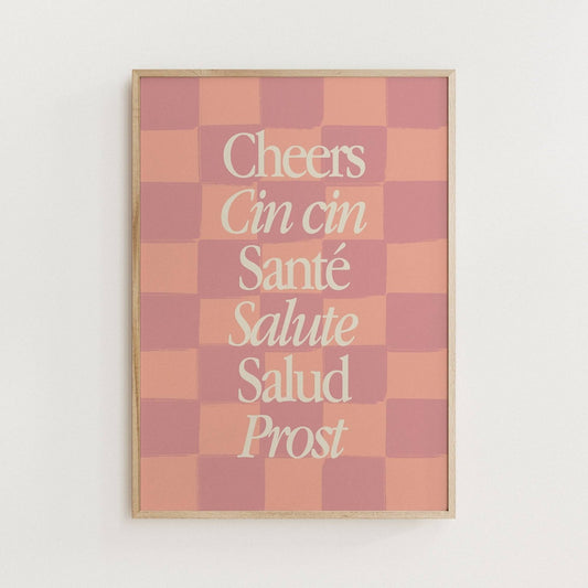 Cheers Print - Alfresco Prints