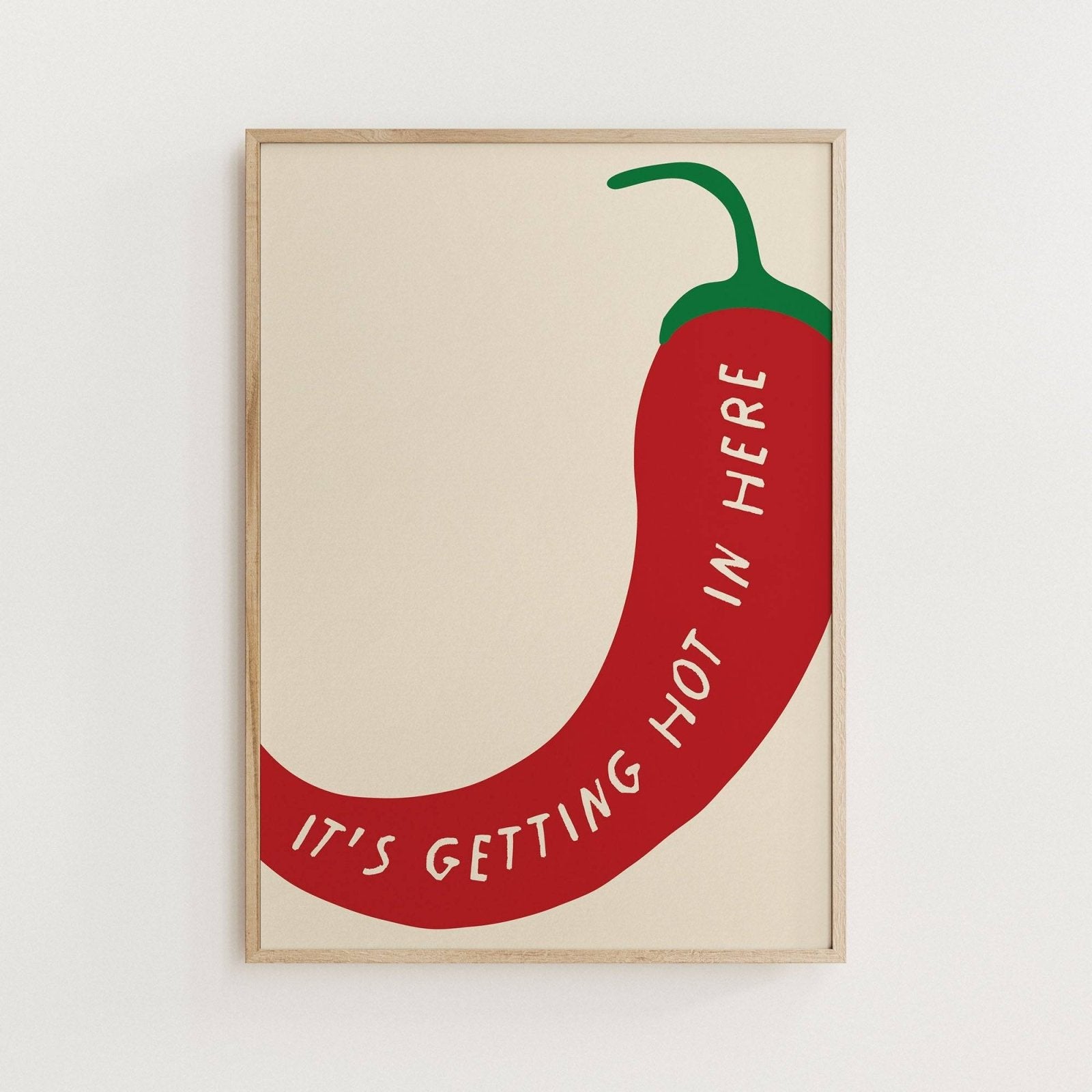 Chilli Pepper Kitchen Print - Alfresco Prints