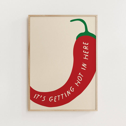 Chilli Pepper Kitchen Print - Alfresco Prints