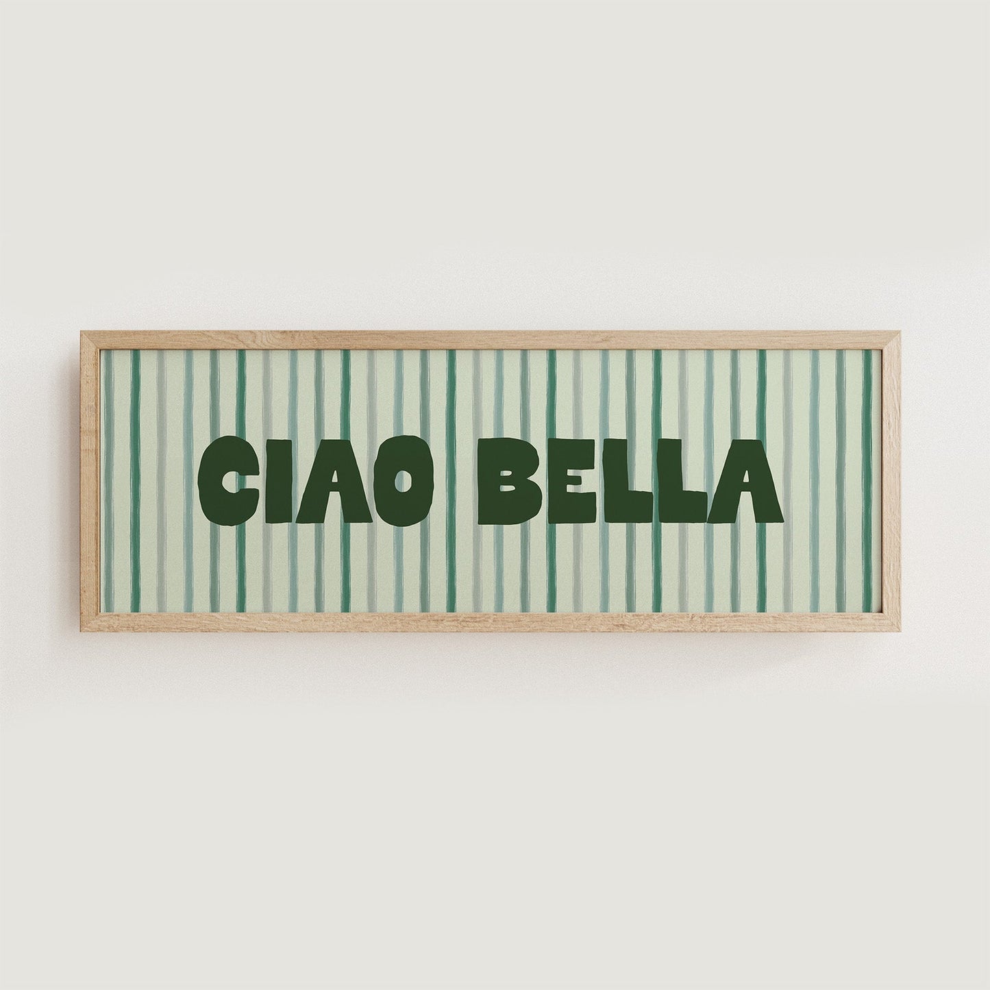 Ciao Bella Italian Wide Hallway Print - Alfresco Prints