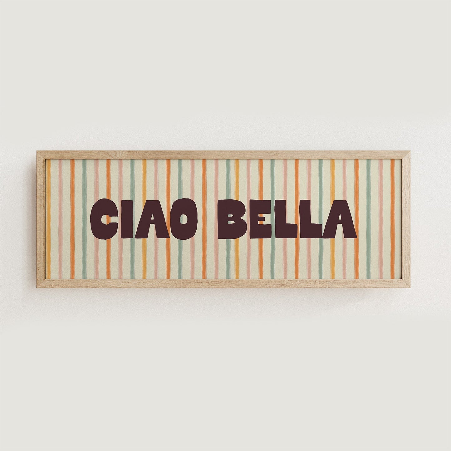 Ciao Bella Italian Wide Hallway Print - Alfresco Prints