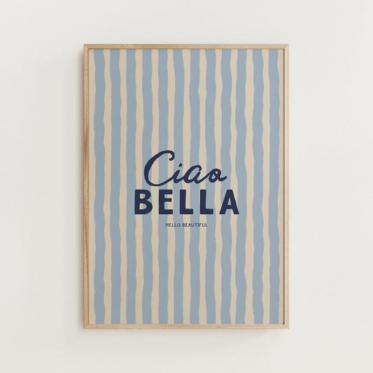 Ciao Bella Print Italian Wall Art - Alfresco Prints