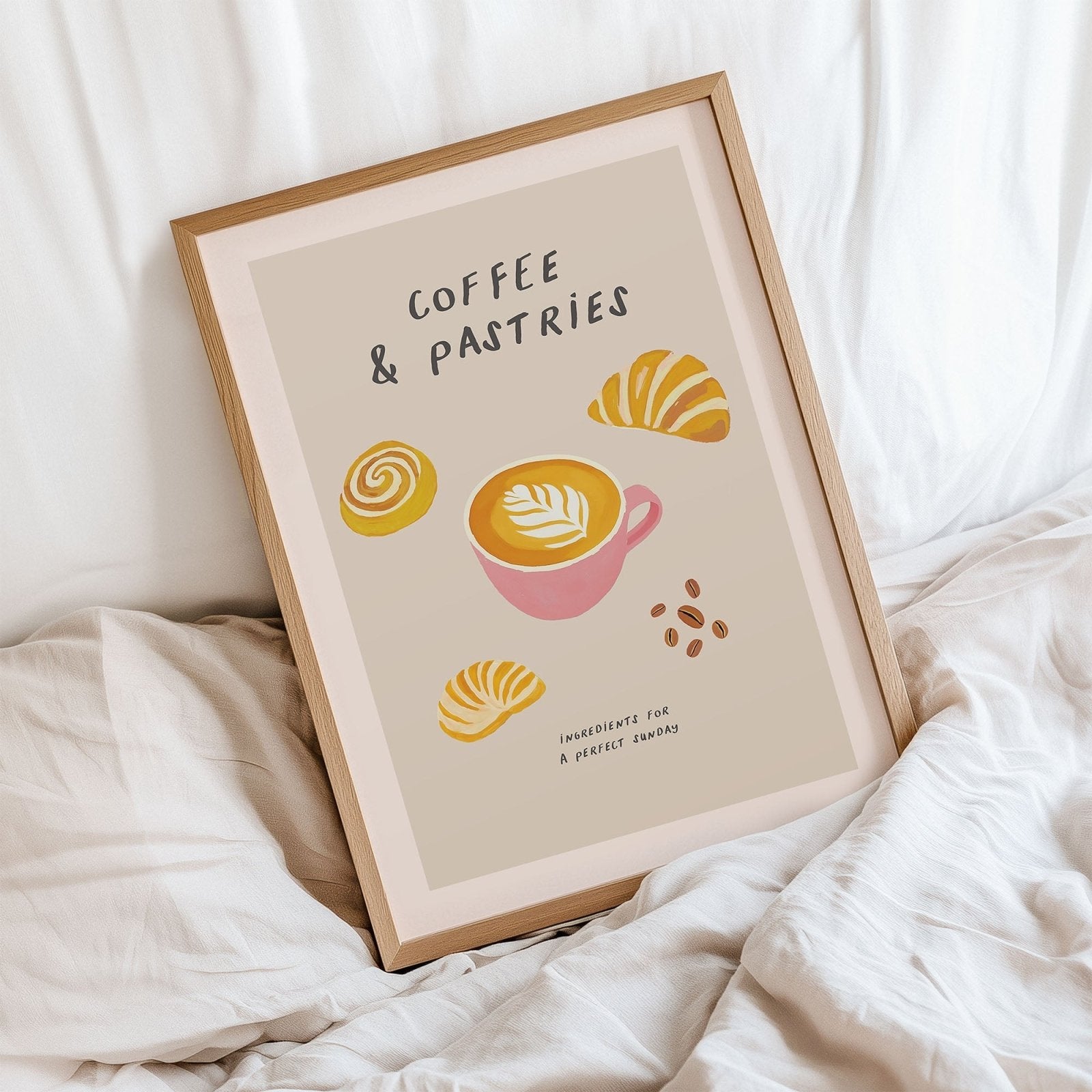 Coffee and Pastries Print - Alfresco Prints