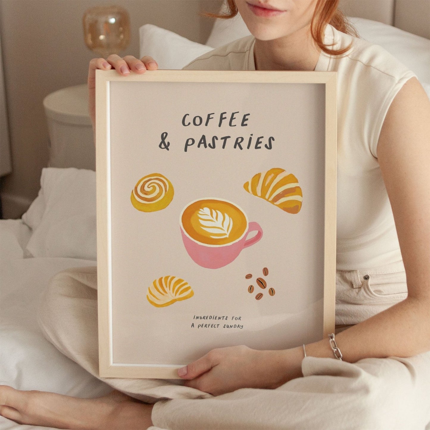 Coffee and Pastries Print - Alfresco Prints