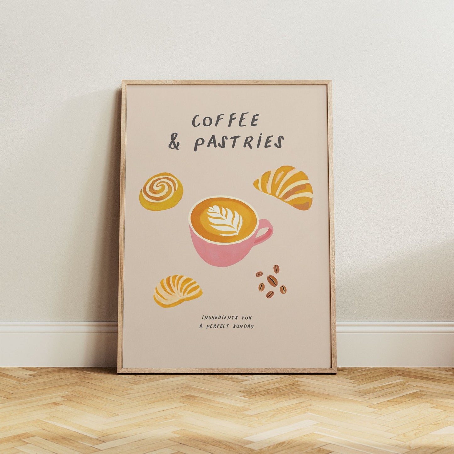 Coffee and Pastries Print - Alfresco Prints